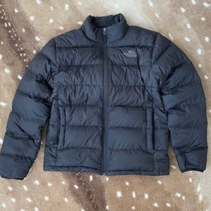The North Face puffer coat, size M, black